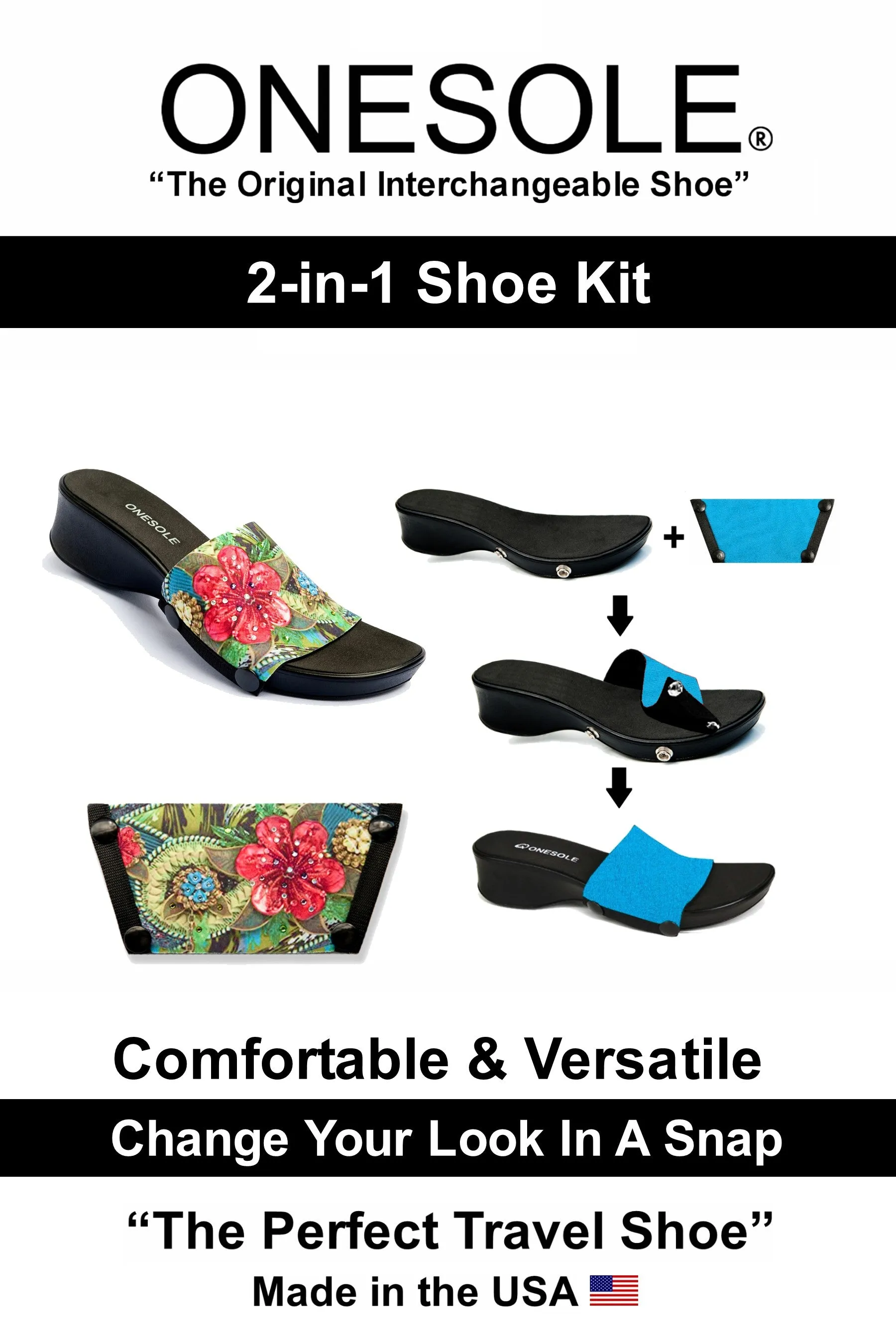 * Leisure Resort Travel Shoe Kit size 5-13