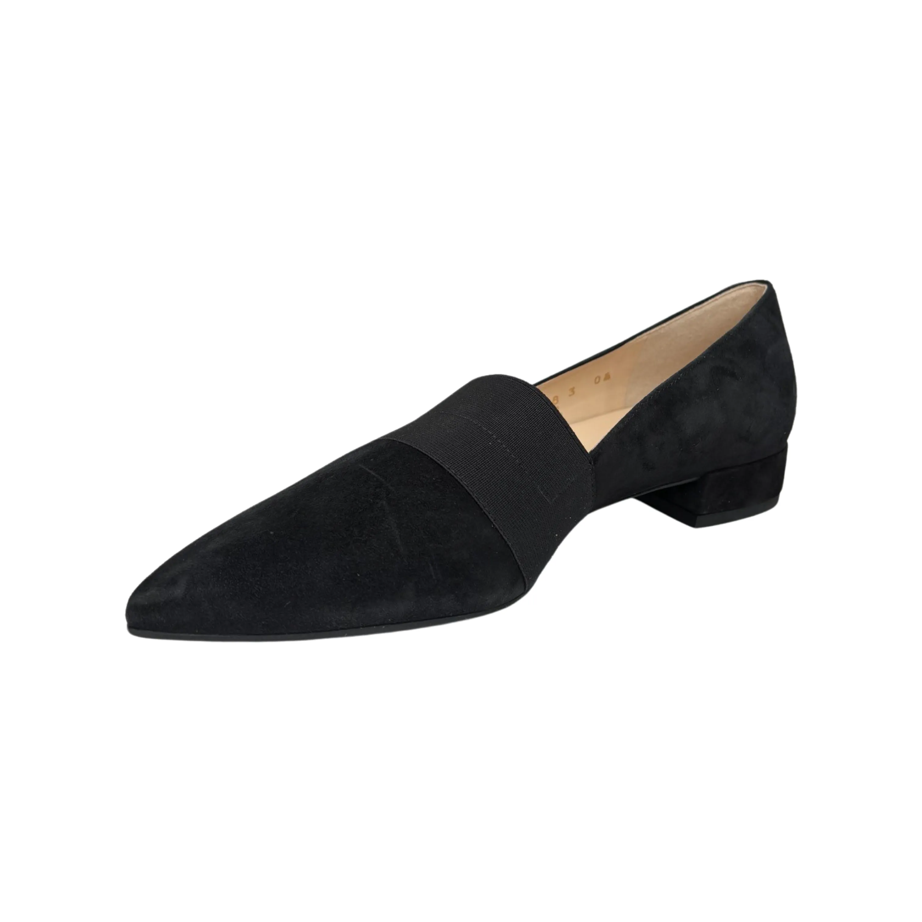 172042 Black Suede Flat