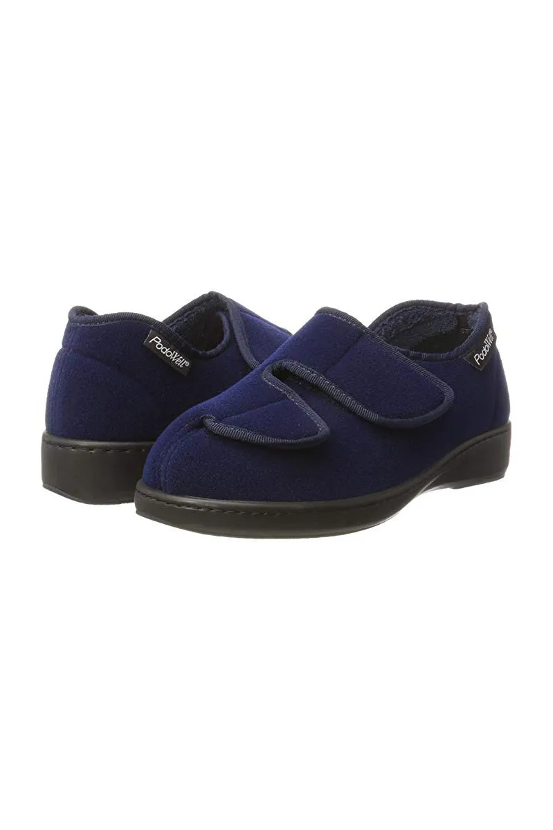 Adjustable Slippers for Men - Navy | Athos | Adaptive Shoes by Ovidis