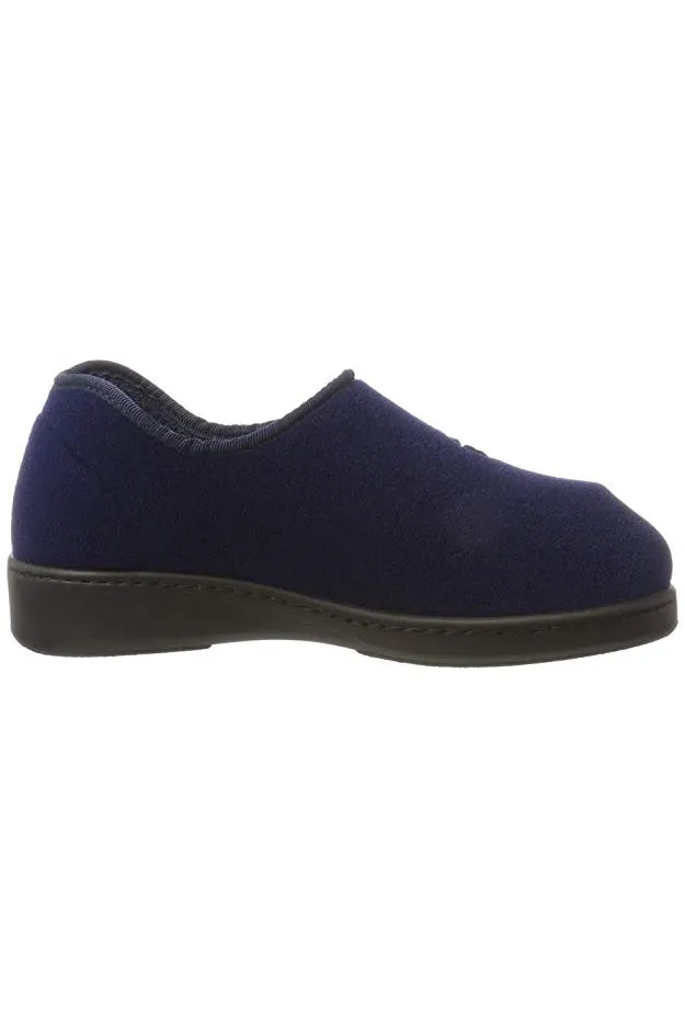 Adjustable Slippers for Men - Navy | Athos | Adaptive Shoes by Ovidis