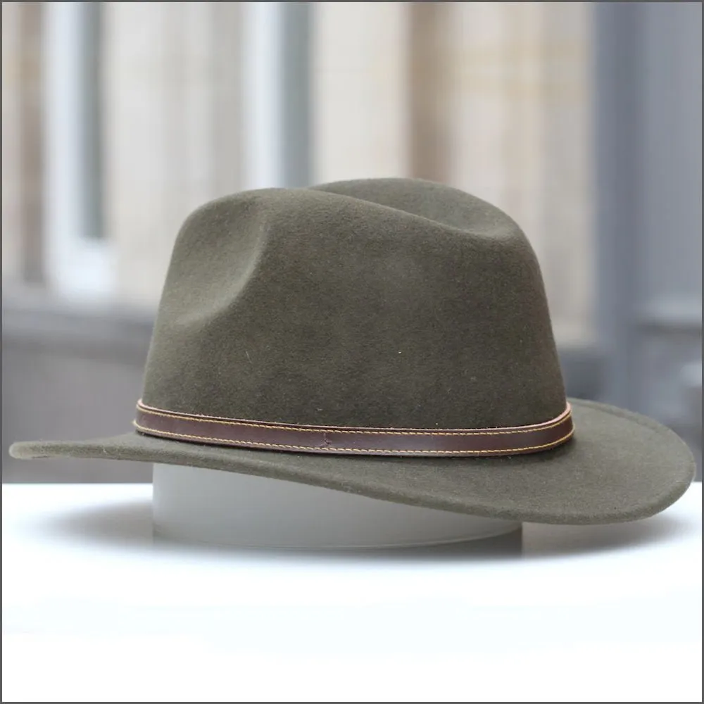 Adventurer Wool Felt Turf Hat 