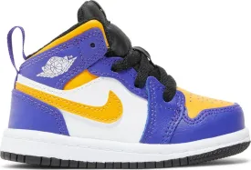 Air Jordan 1 Mid TD Lakers, purple