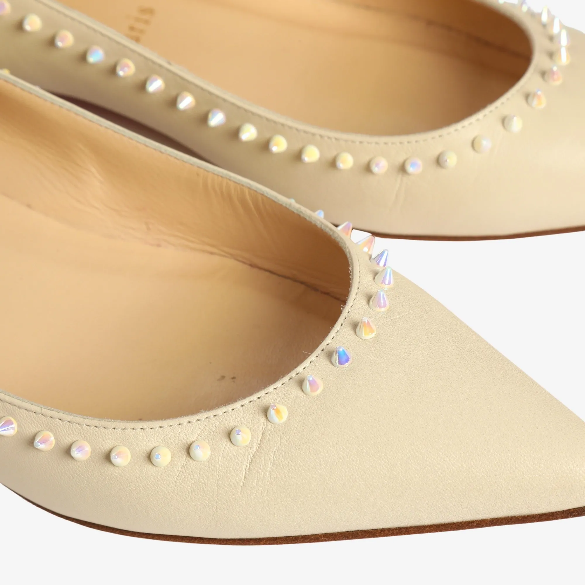 Anjalina Spike Accent Ballet Flats