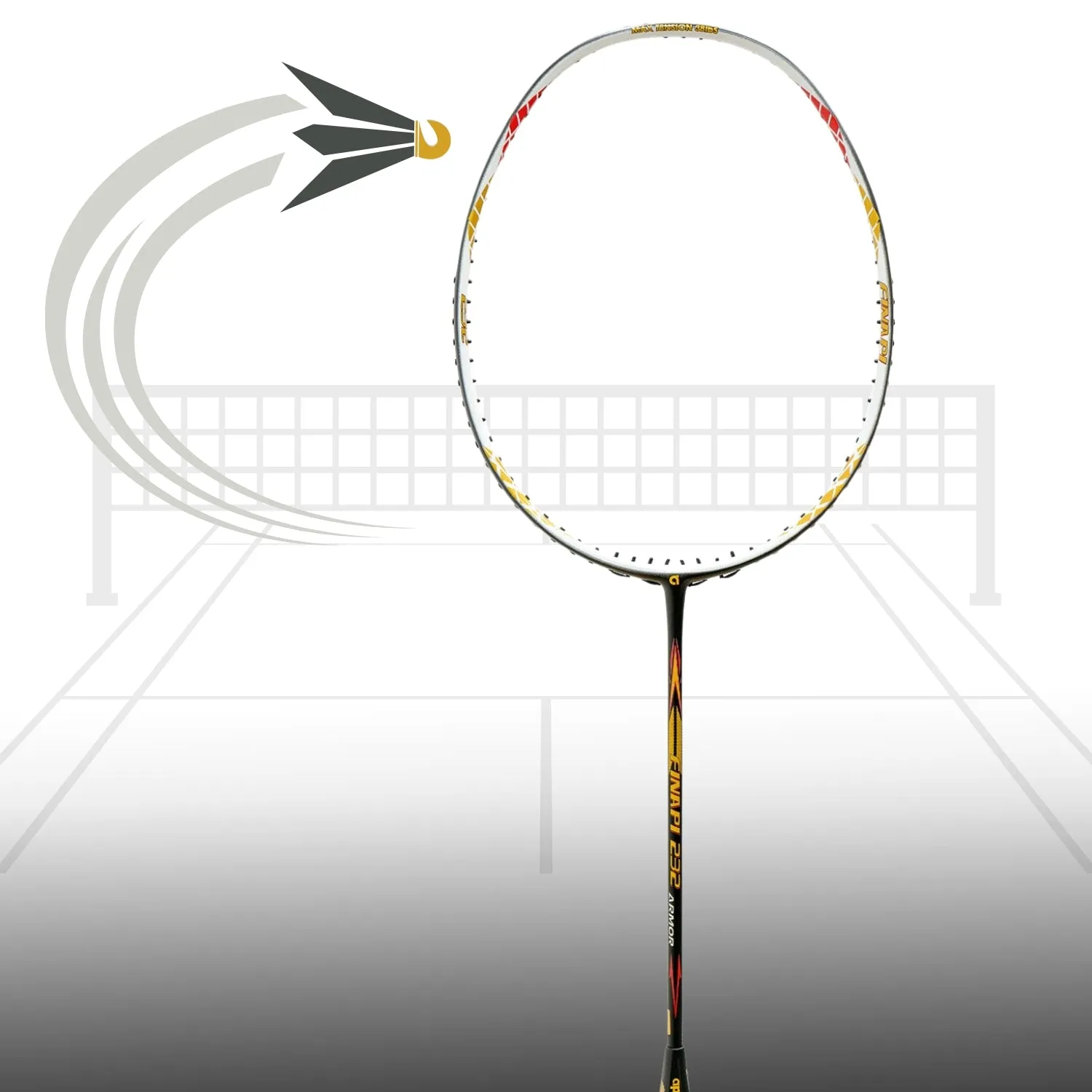 Apacs Finapi 232 Armor Badminton Racket without Cover (4U-G1)