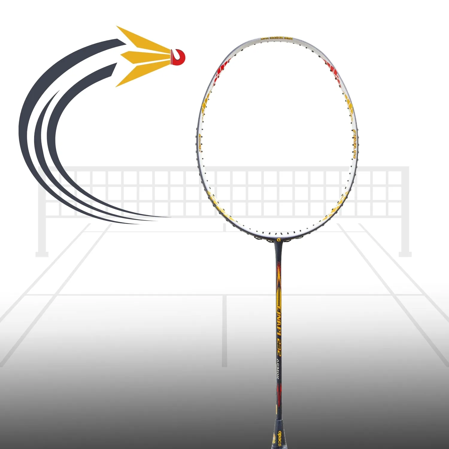 Apacs Finapi 232 Armor Badminton Racket without Cover (4U-G1)