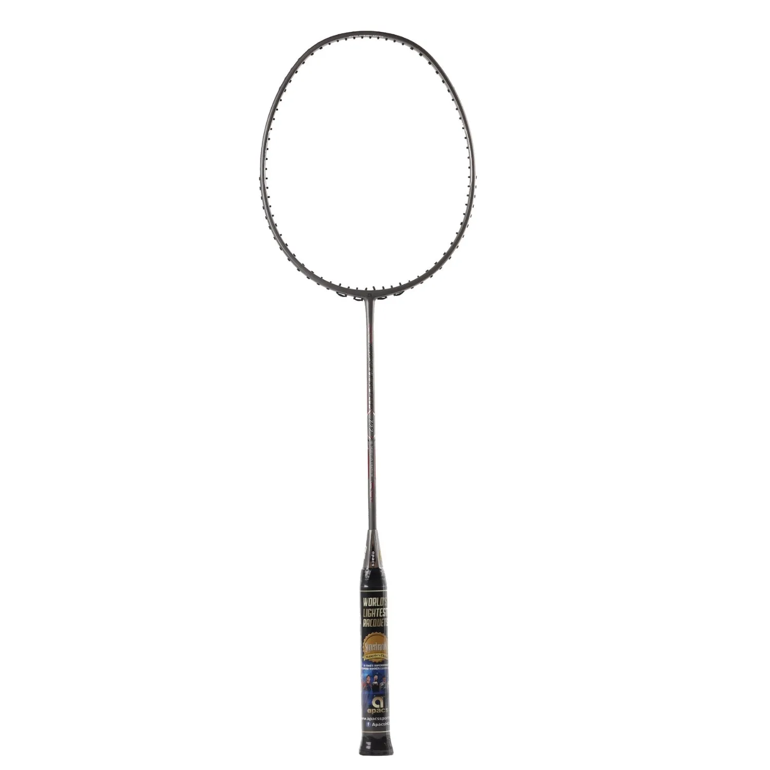 Apacs Nano Fusion Speed 722 Badminton Racquet without Cover, Grey (6U-G2)