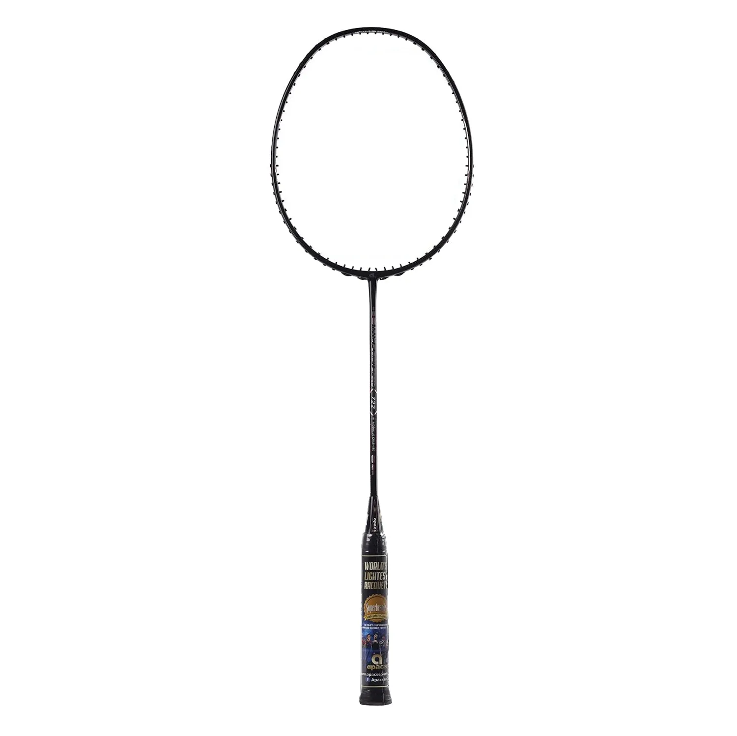 Apacs Nano Fusion Speed 722 Badminton Racquet without Cover, Grey (6U-G2)