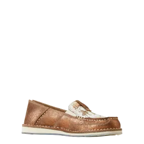 Ariat Ladies Cruiser Sendero Copper Metallic Slip On Shoes 10047460