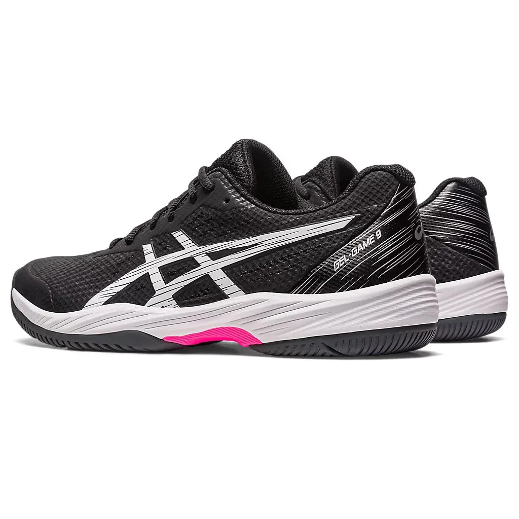 Asics Gel-Game 9 Men's Tennis Shoes, Black/Hot Pink