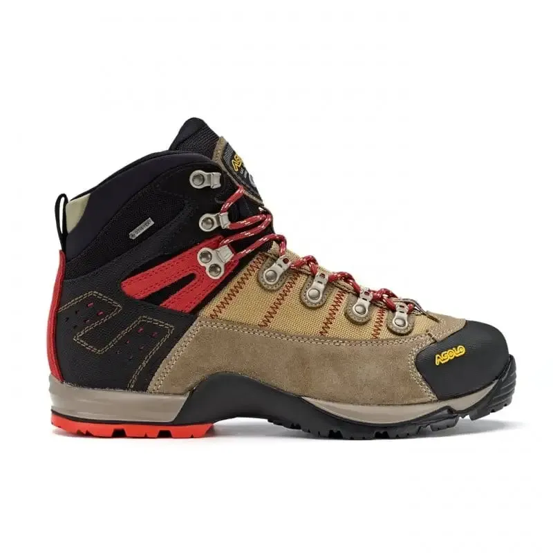 Asolo Fugitive GTX Wide Mens Hiking Boot - Wool/Black