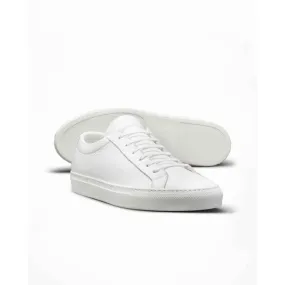 Atelier Munro | White Grain Calf Low Sneaker