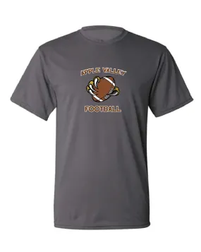 AV Football - Adult Wicking Short Sleeve T-Shirt - Graphite