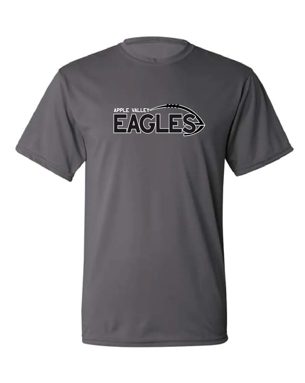 AV Football - Adult Wicking Short Sleeve T-Shirt - Graphite