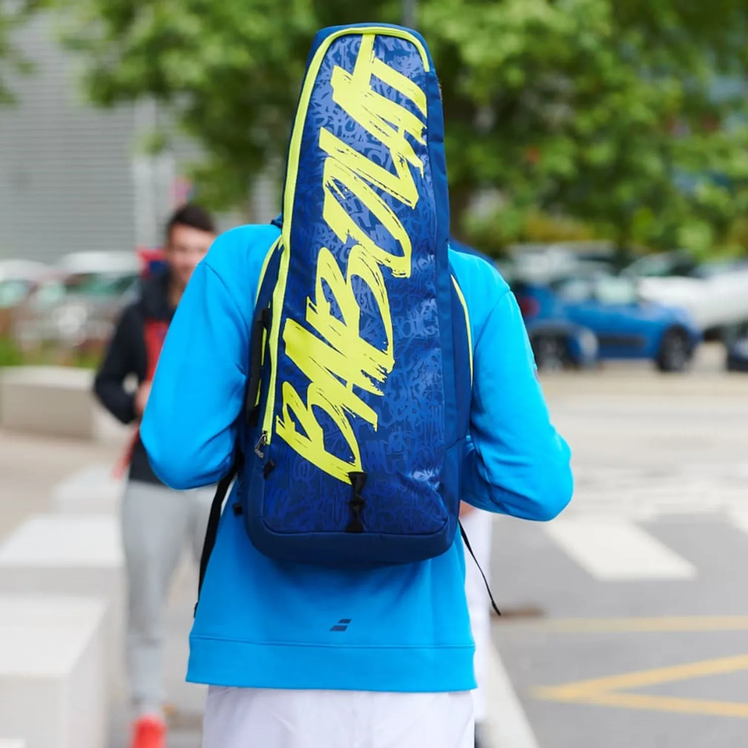 Babolat Tournament Badminton Back Pack , Navy Blue/Green