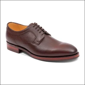 Barker Skye Dark Brown Grain Derby*