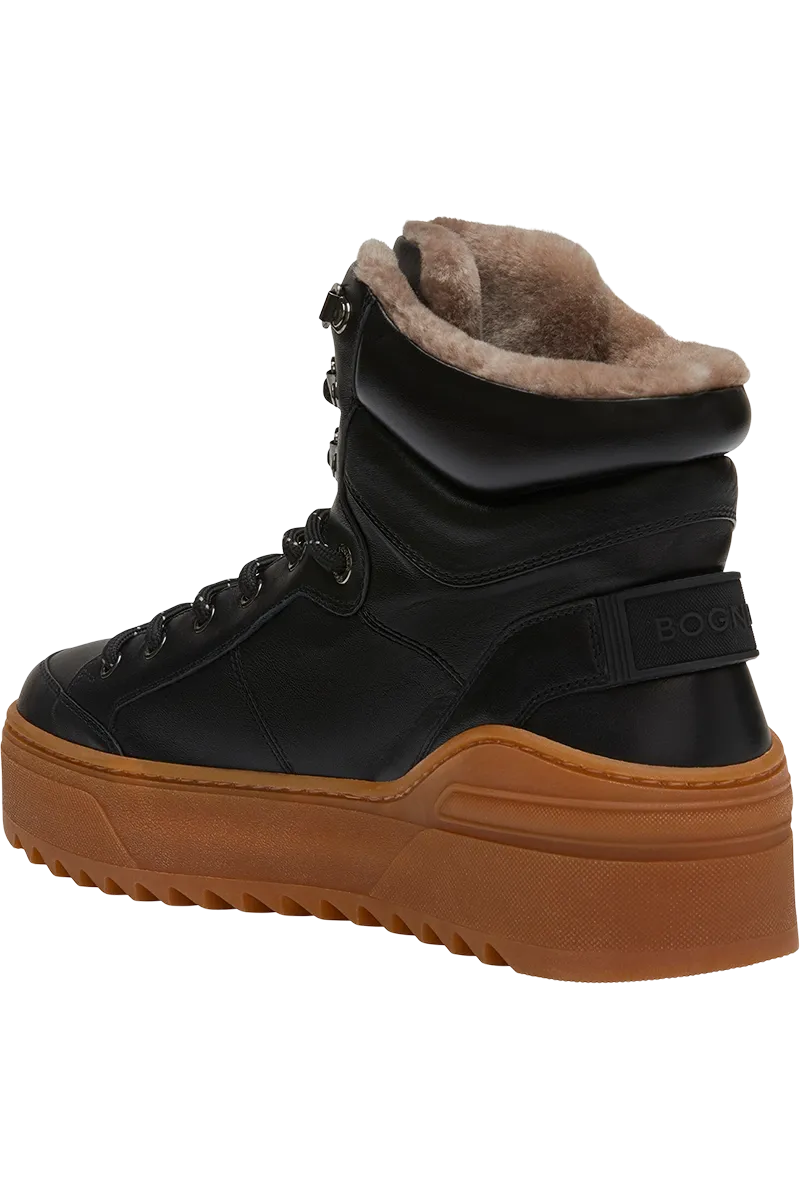 Bucharest High-Top Shearling Sneakers