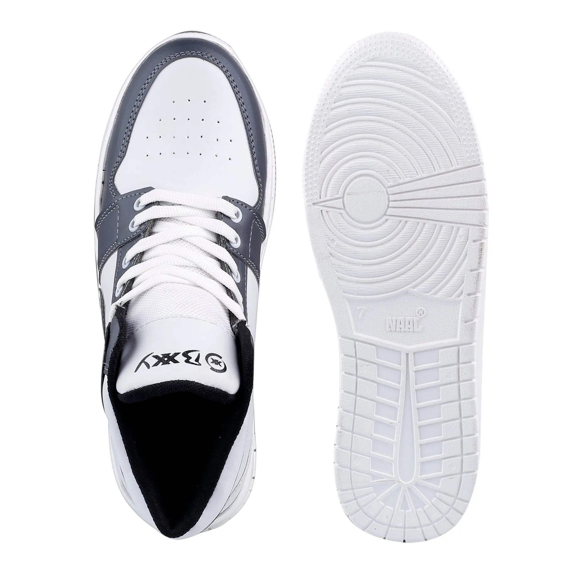 Bxxy's Men's Stylish Premium Lace-up Sneakers