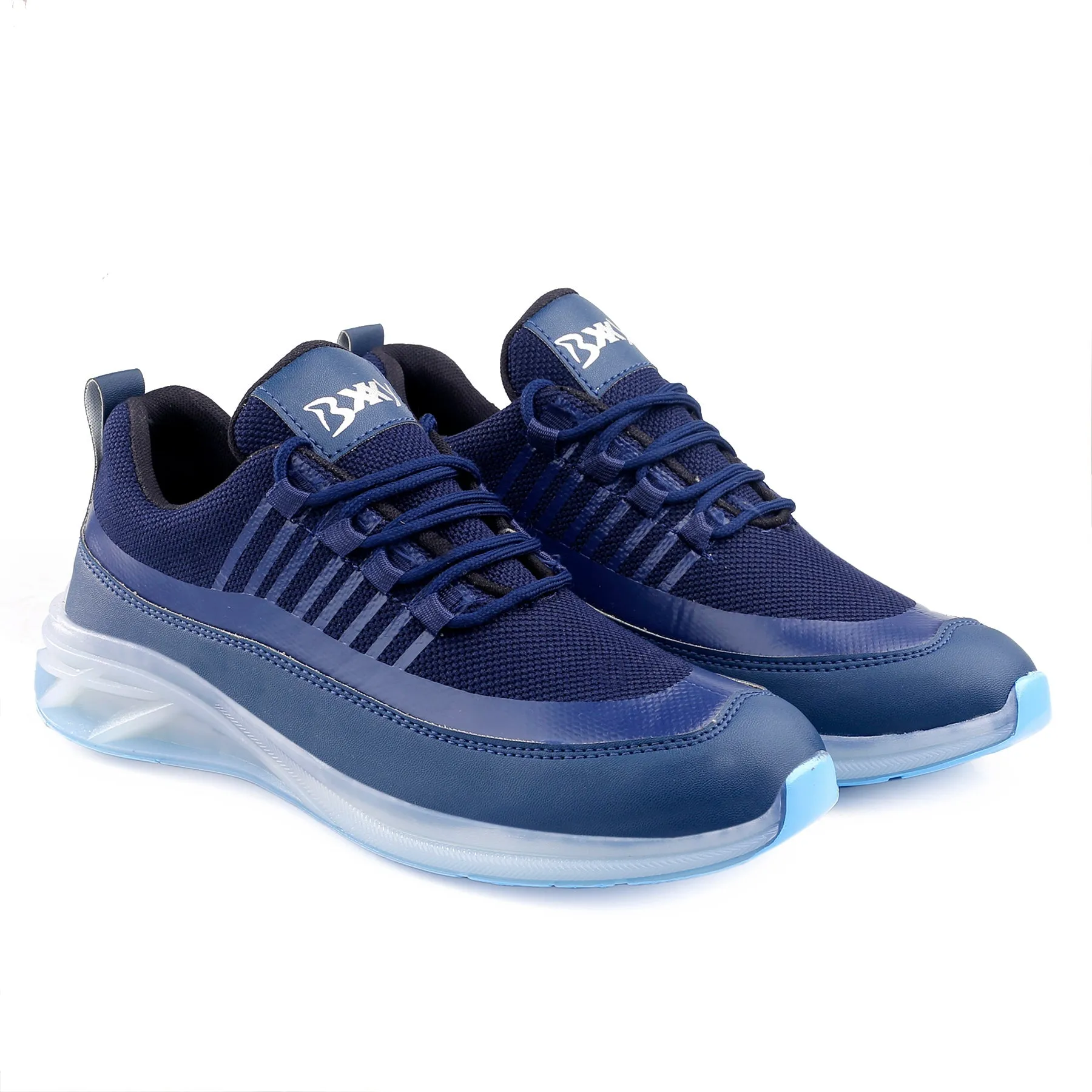 Bxxy's Multi Color Sports Shoes For Men On Transparent Sole