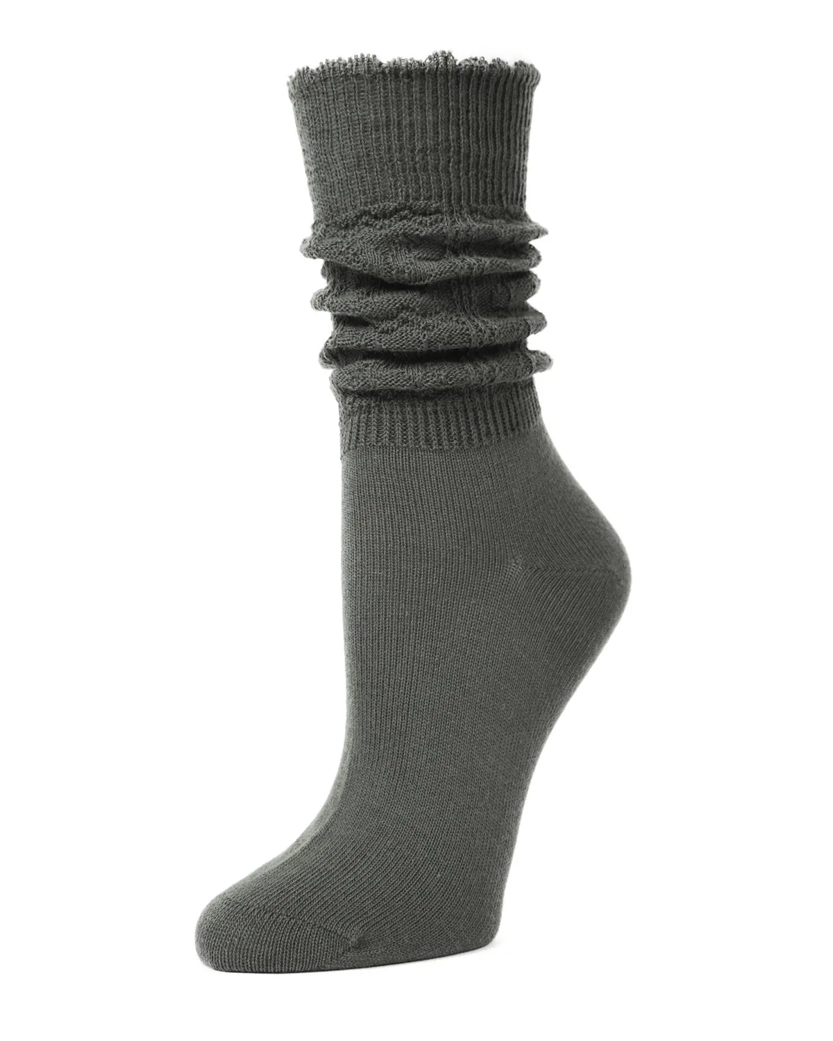 Cheri Cozy Scrunched Crew Socks