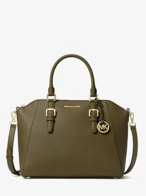 Ciara Large Saffiano Leather Satchel