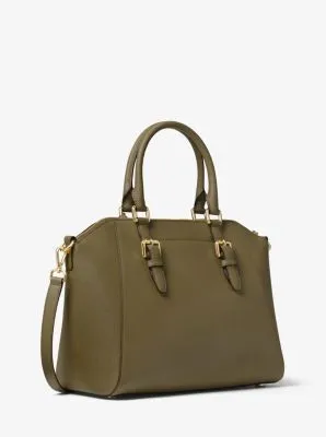 Ciara Large Saffiano Leather Satchel