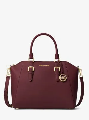 Ciara Large Saffiano Leather Satchel