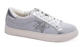 Corky's Supernova Silver Shimmer Sneakers