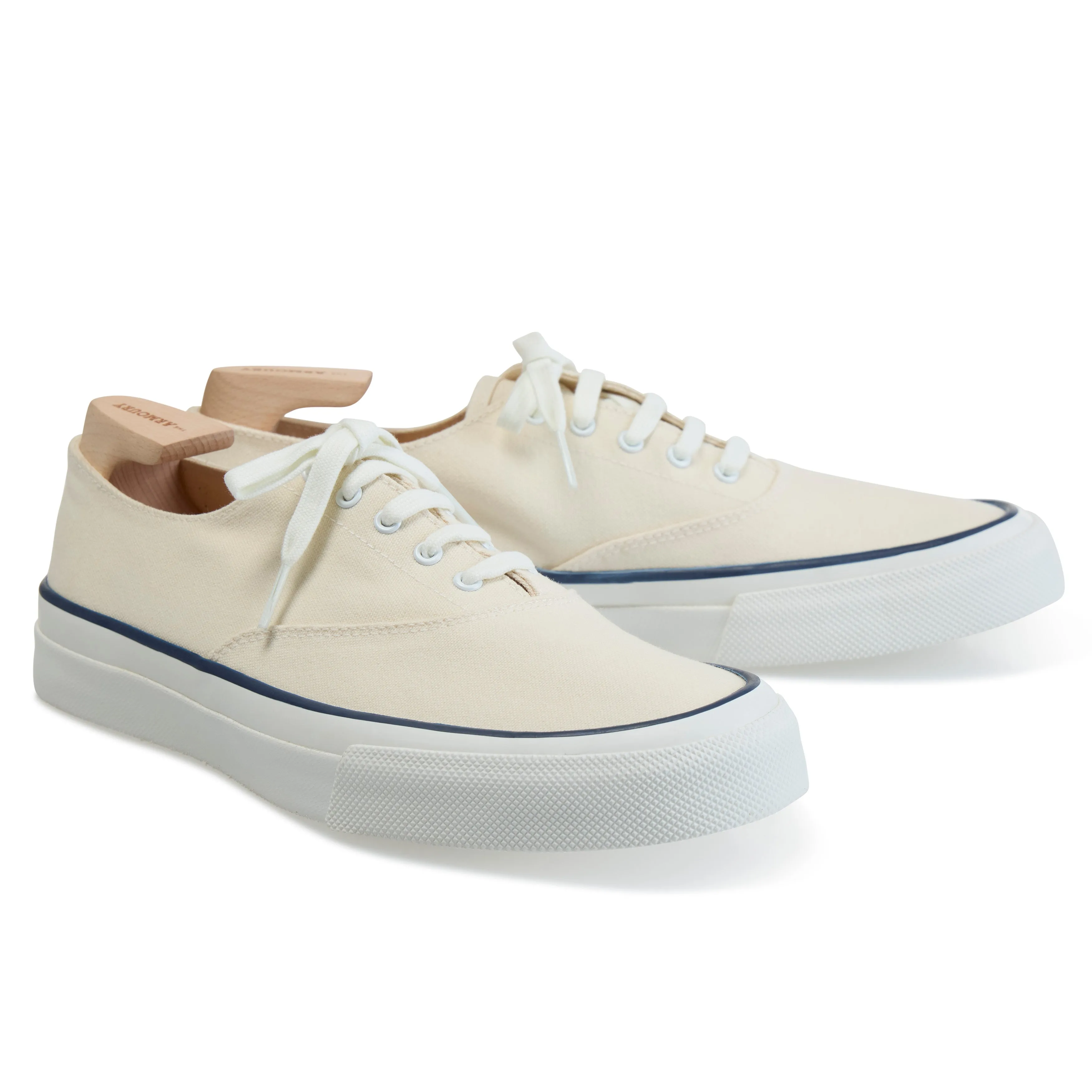 Cotton Canvas Deck Shoe Low