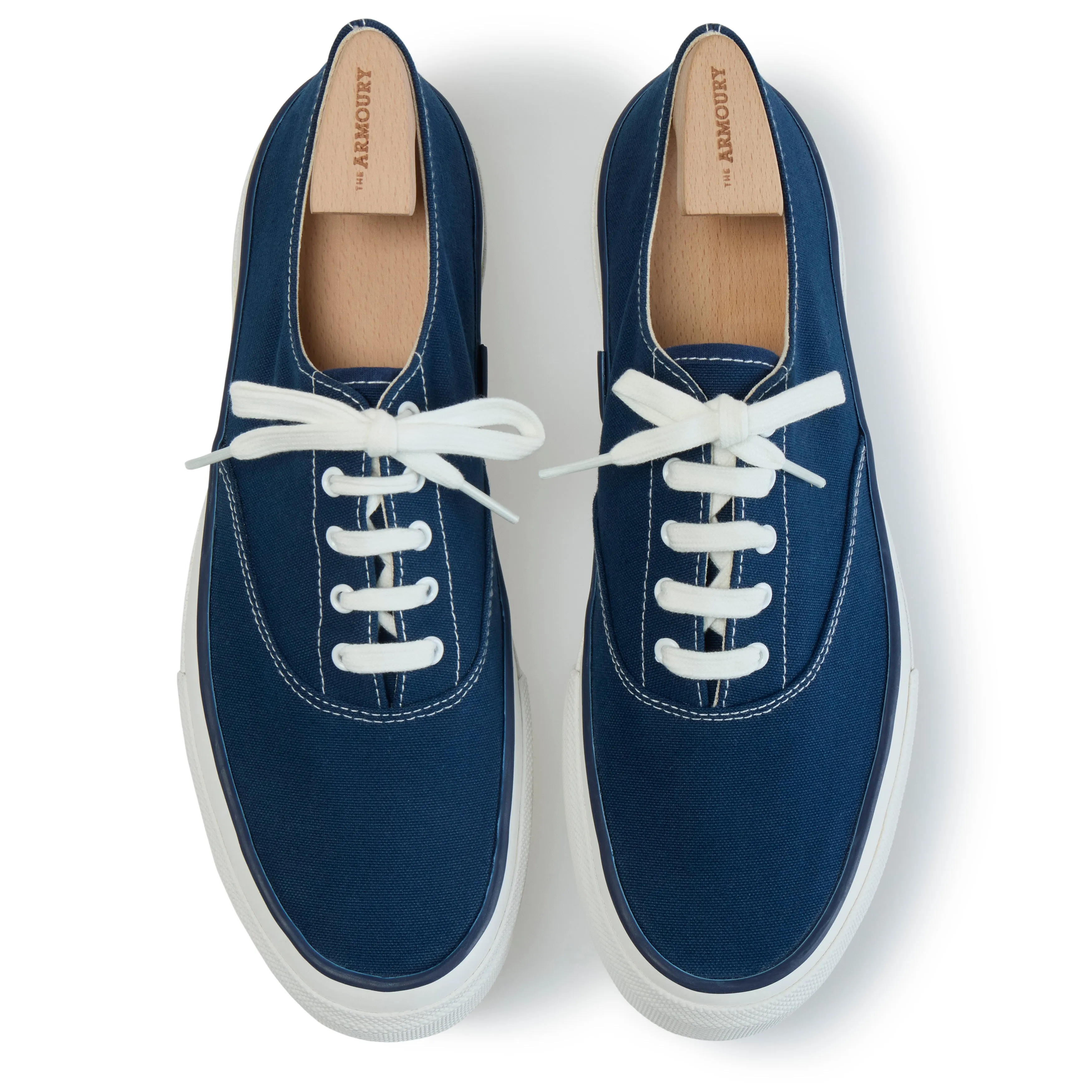 Cotton Canvas Deck Shoe Low