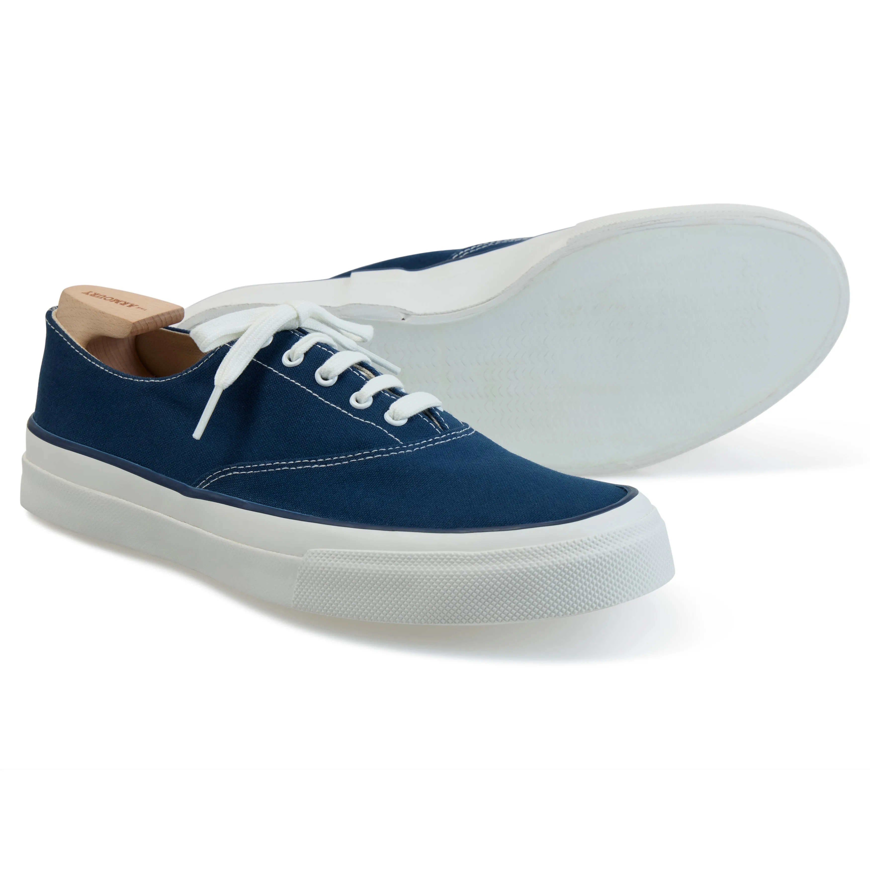 Cotton Canvas Deck Shoe Low