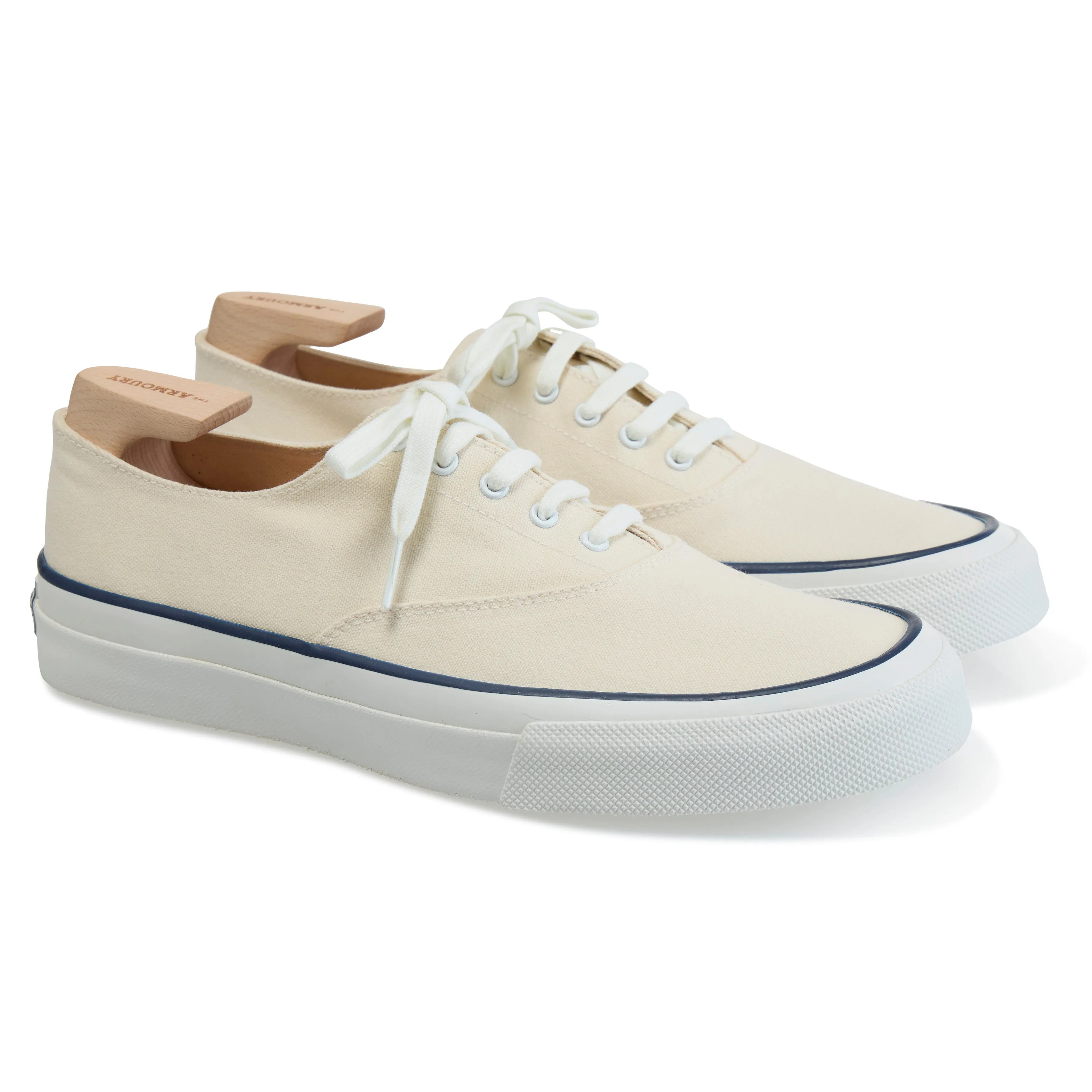 Cotton Canvas Deck Shoe Low