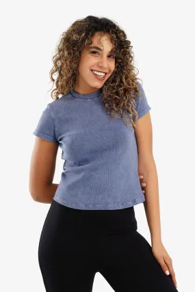 Cotton Ribbed Crop Top