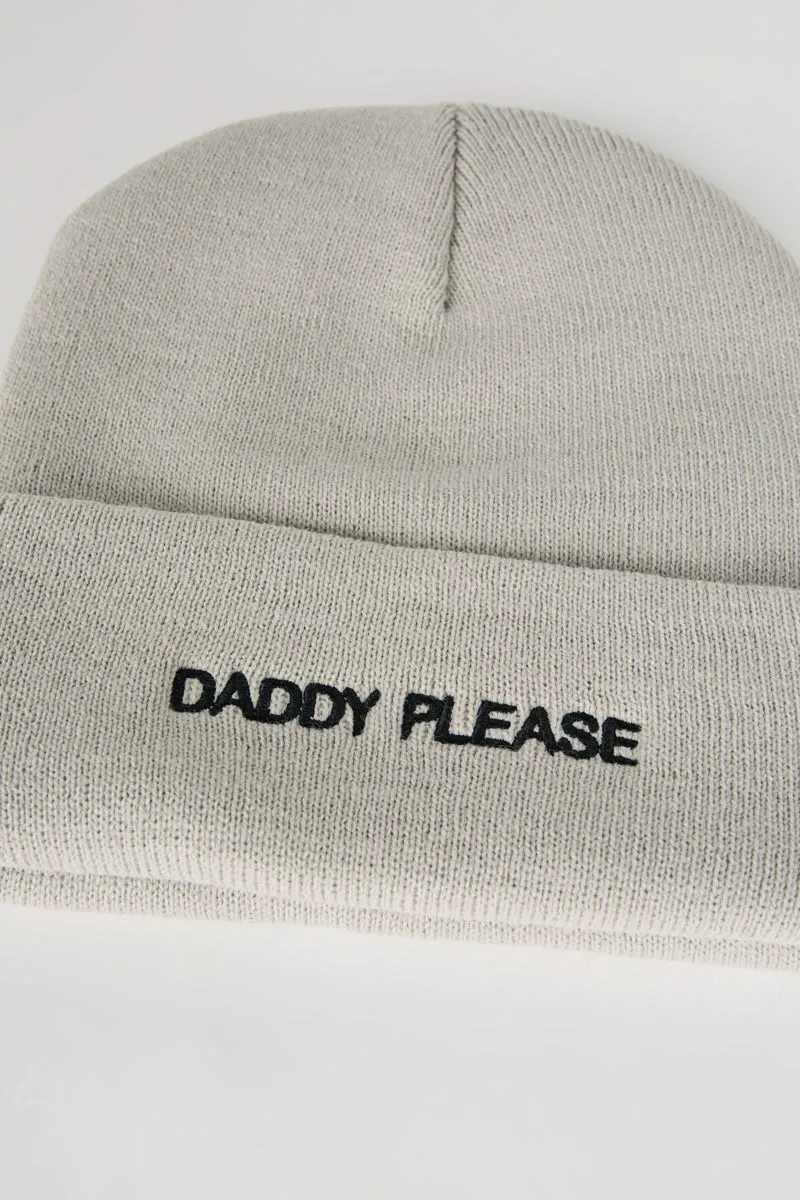 DADDY PLEASE KNIT BEANIE