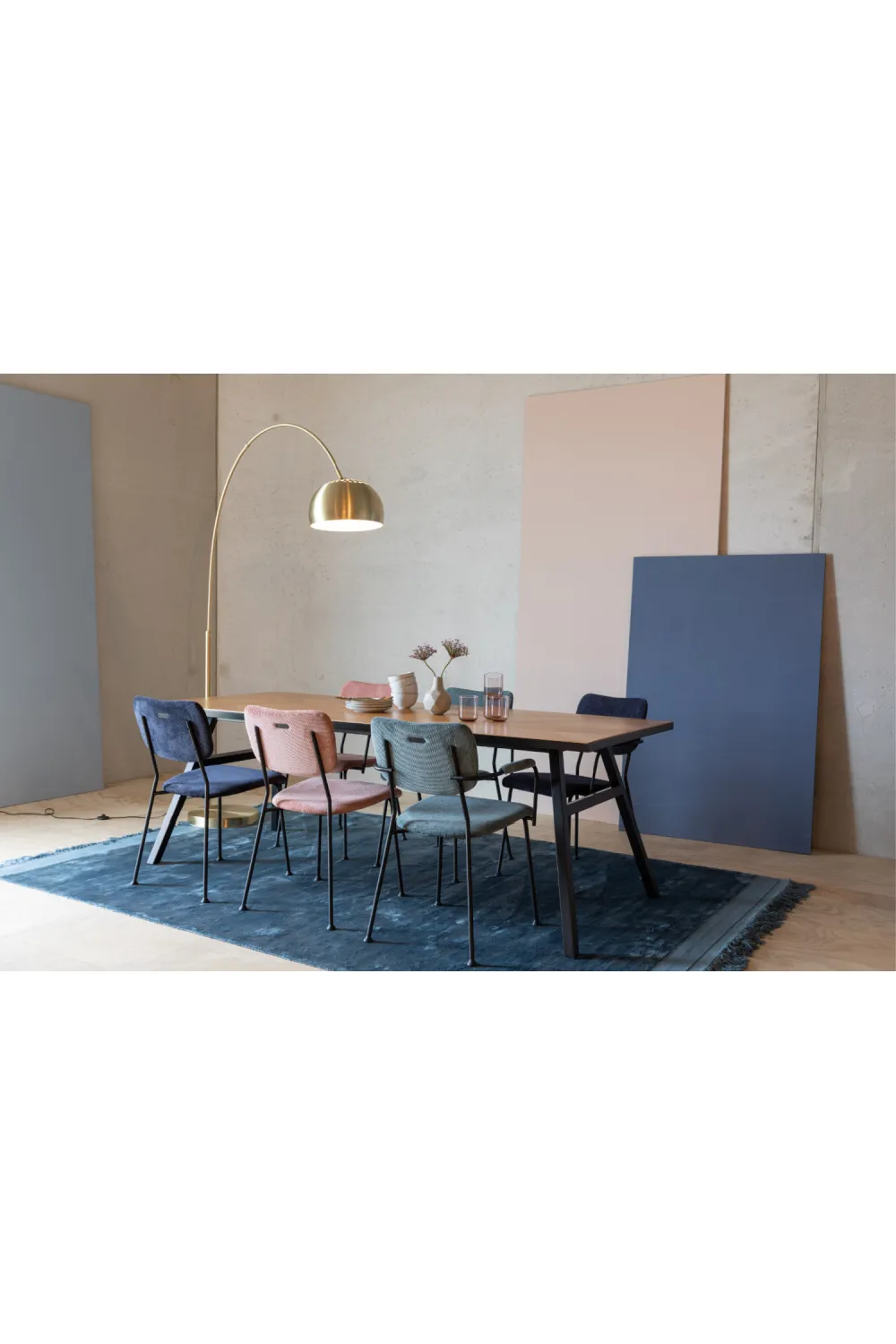 Dark Blue Dining Chairs (2) | Zuiver Benson