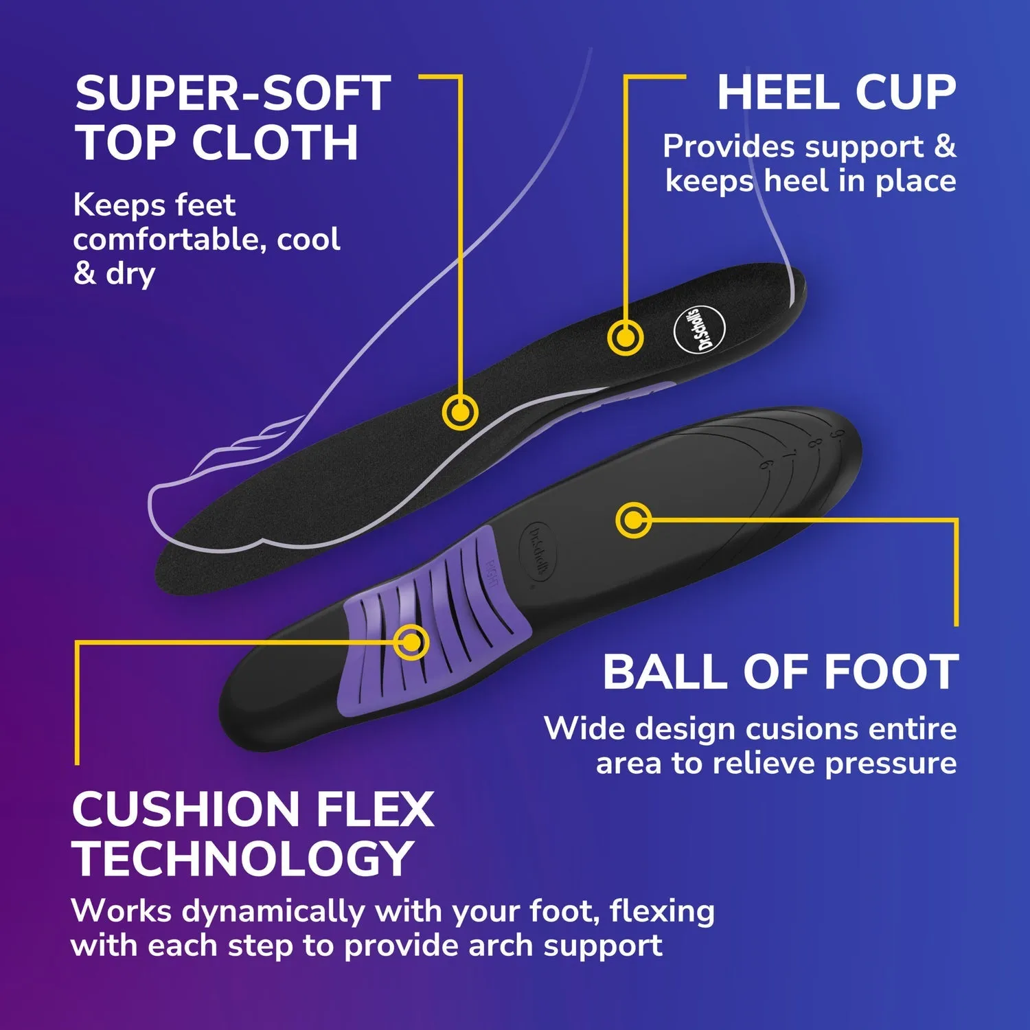 Dr. Scholl's Love your Sneakers with Full Length Insoles for Women