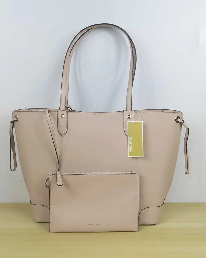 Edith Large Saffiano Leather Tote Bag