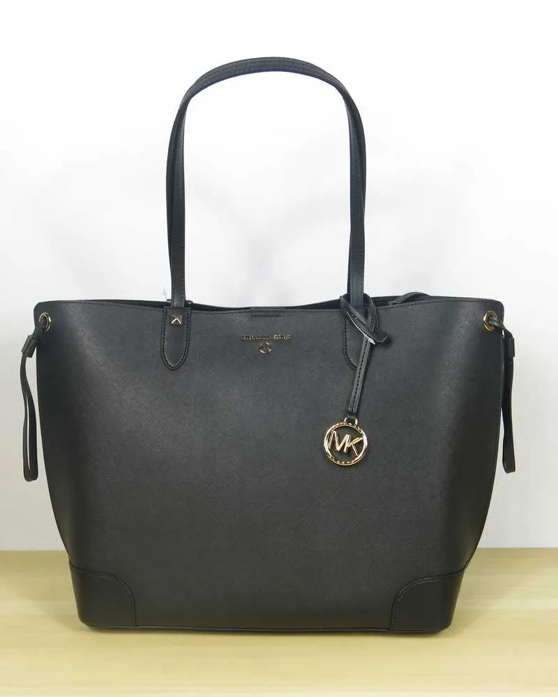 Edith Large Saffiano Leather Tote Bag