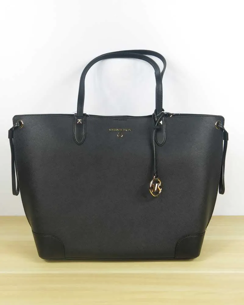 Edith Large Saffiano Leather Tote Bag