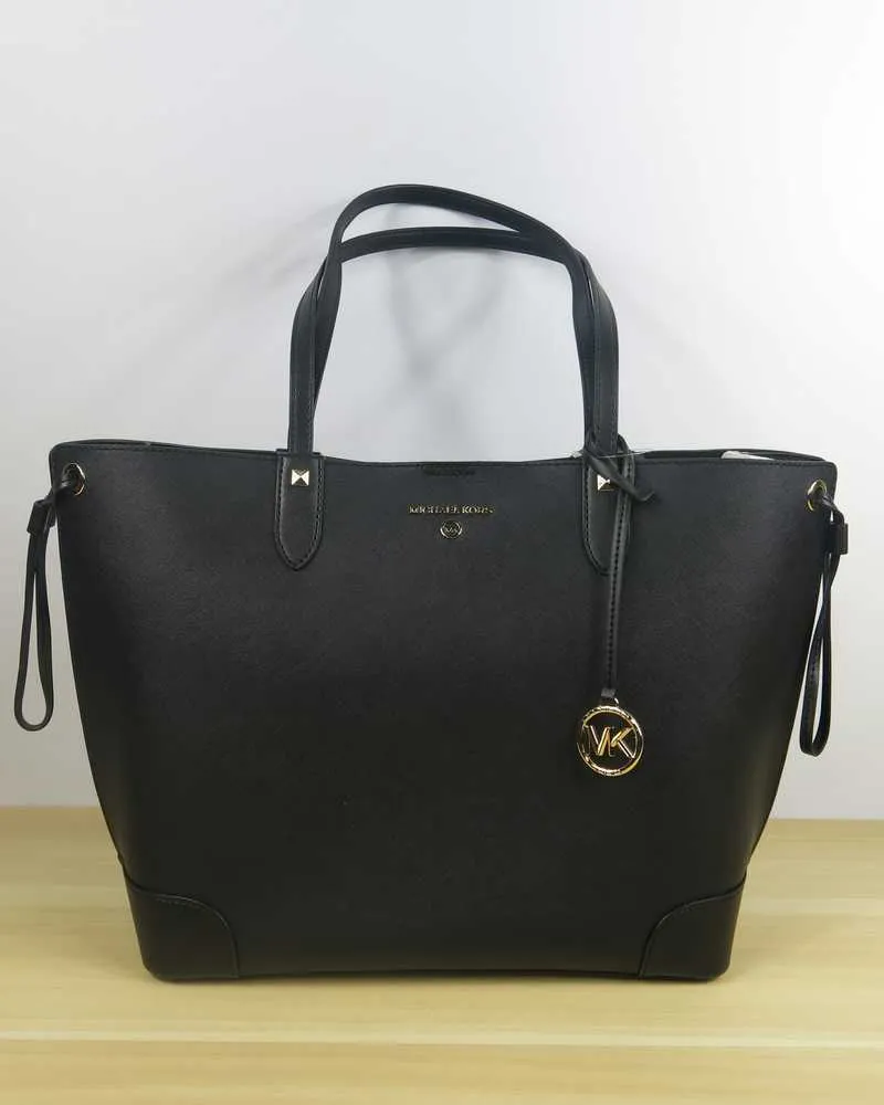 Edith Large Saffiano Leather Tote Bag