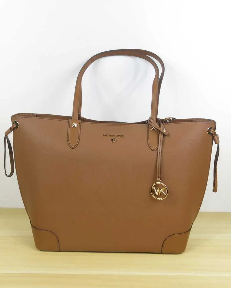 Edith Large Saffiano Leather Tote Bag