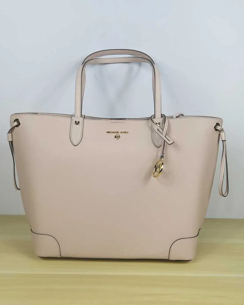 Edith Large Saffiano Leather Tote Bag