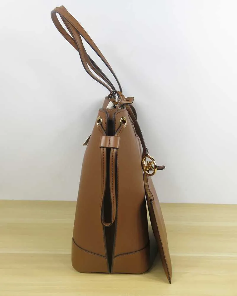 Edith Large Saffiano Leather Tote Bag