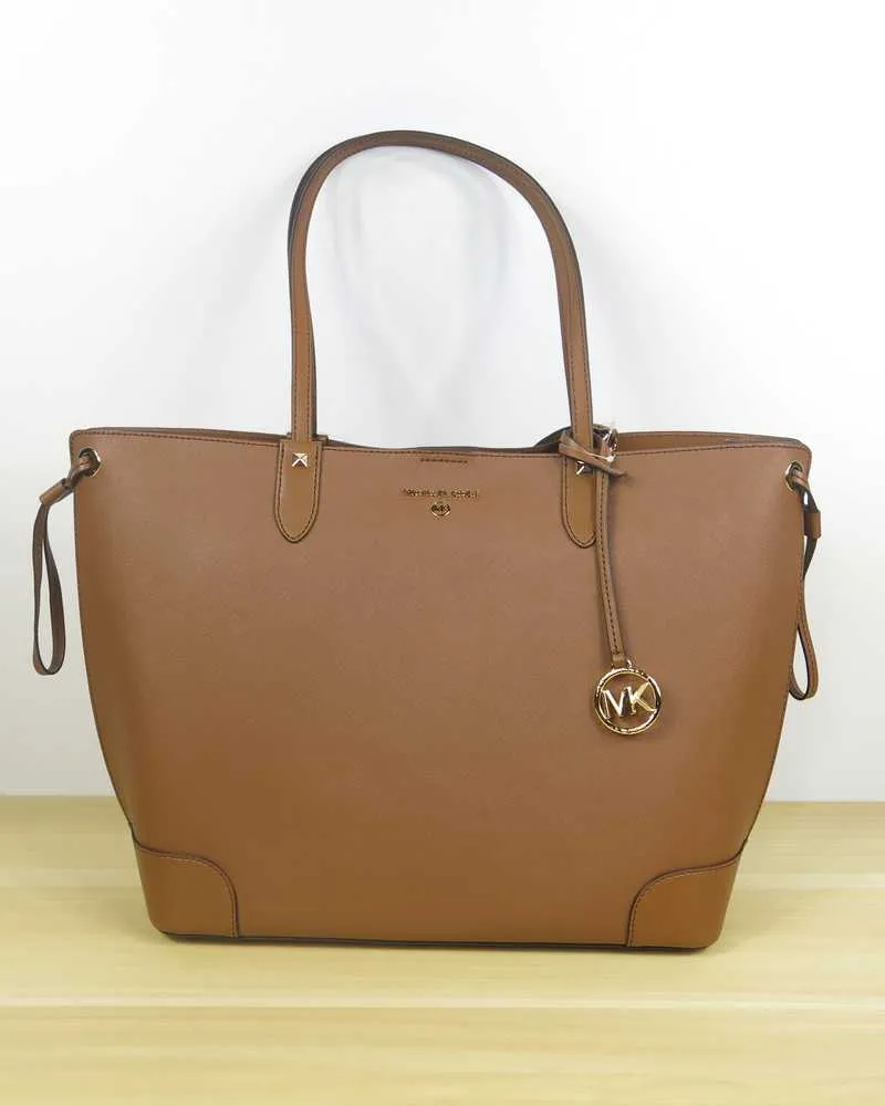 Edith Large Saffiano Leather Tote Bag