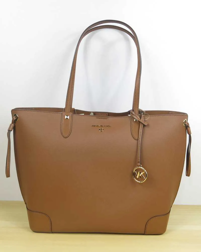 Edith Large Saffiano Leather Tote Bag