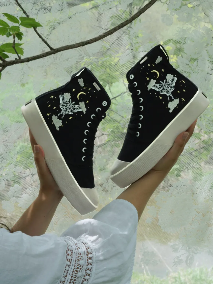 Enchanted Moonlight Platform High Top