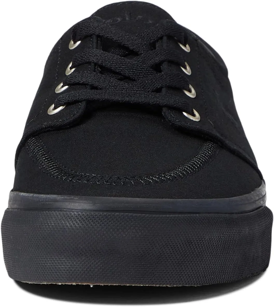 Faxon X Low-Top Canvas Sneaker Polo Ralph Lauren, Black/Black