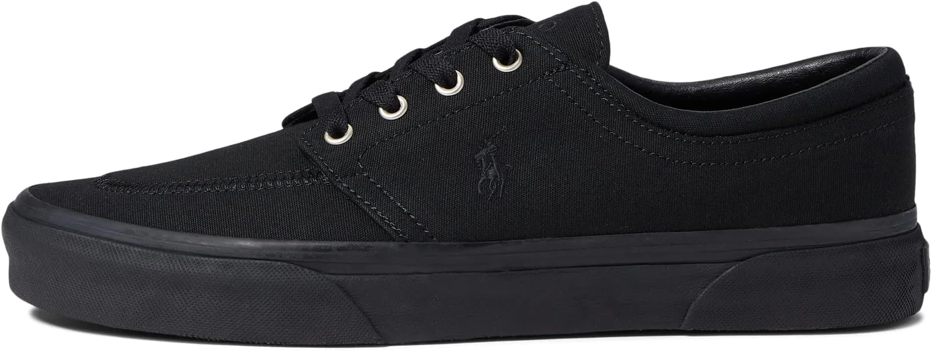 Faxon X Low-Top Canvas Sneaker Polo Ralph Lauren, Black/Black