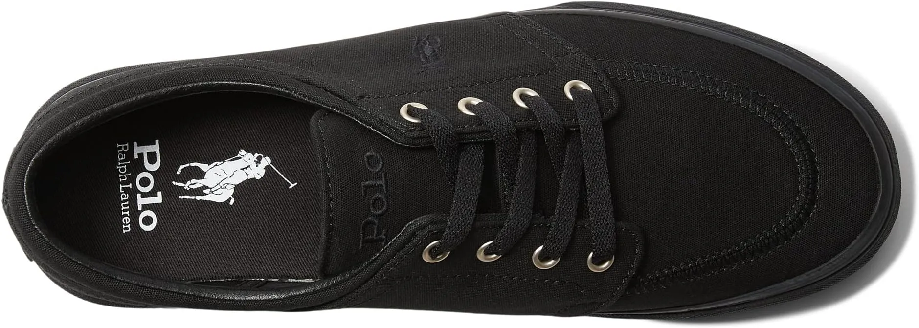 Faxon X Low-Top Canvas Sneaker Polo Ralph Lauren, Black/Black