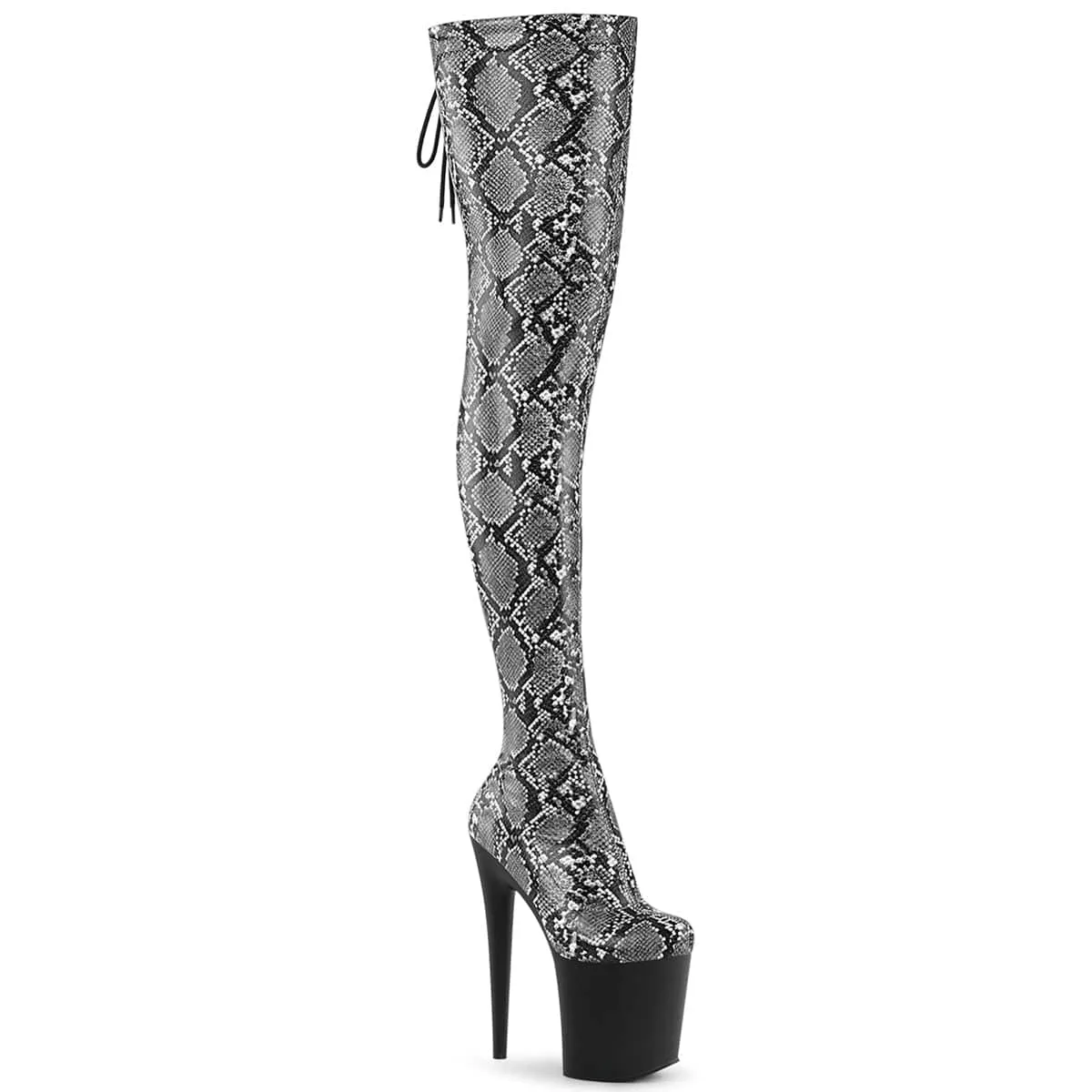 Flamingo 3008SP-BT Grey-Black Snake Print