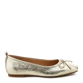 Frankie Gold Ballet Flats